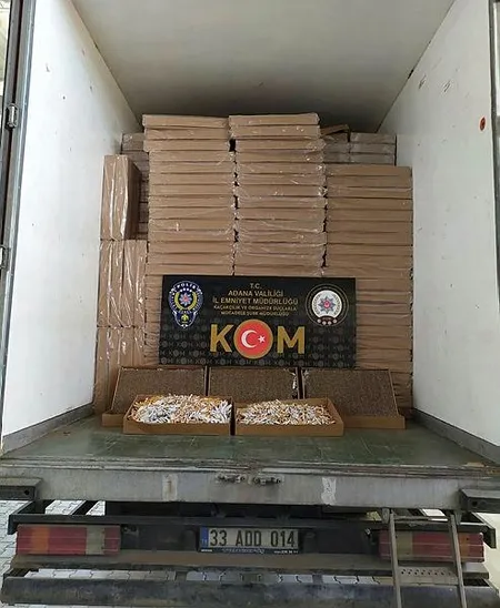 Son dakika: Adana'da 5 milyon 350 bin adet kaçak makaron ele geçirildi: Piyasa değeri 4 milyon 50 bin lira-2