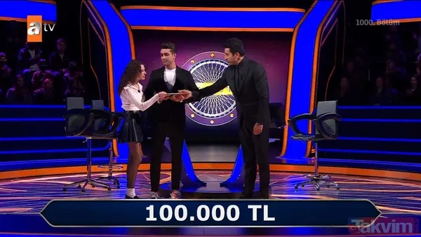 Kim Milyoner Olmak İster'de Kenan İmirzalıoğlu'ndan Yusuf Çim ve Feyza Sevil Güngör'ü pes ettiren 200 bin TL'lik 'TDK' sorusu - 27