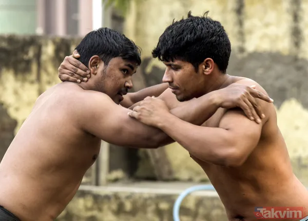 Hindistan'da güreşçiler böyle yetişiyor - 13