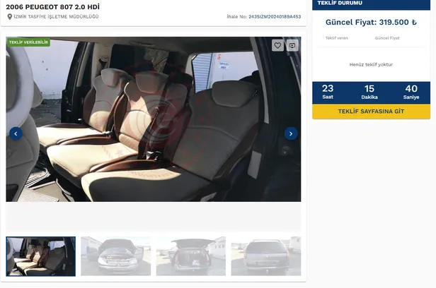 Devlet 319.500 TL'ye, 340.000 TL'ye 2.el araba satışına başladı: FORD, LAND ROVER, PEUGEOT, MERCEDES - BENZ vitrinde-8