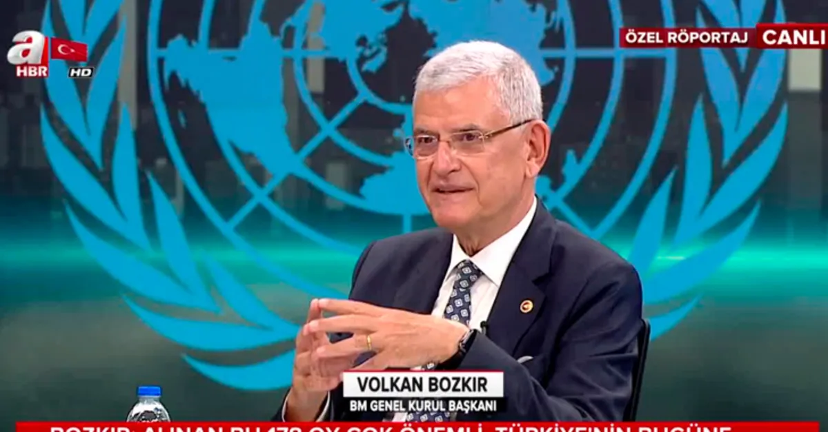 BM 75. Genel Kurul Başkanı Volkan Bozkır'dan A Haber'de önemli açıklamalar