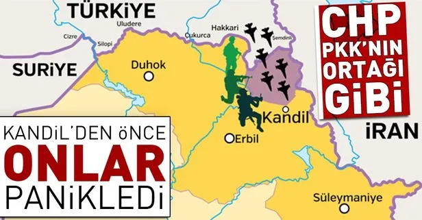 Kandil'den önce onlar panikledi! CHP PKK'nın ortağı gibi