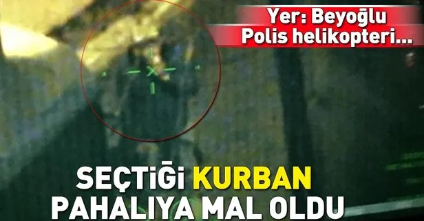 İstanbul’da polis helikopterine lazer tutan şüpheli yakalandı