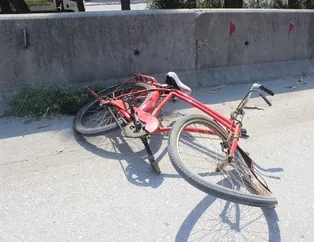 Manisa’da otomobilin çarptığı bisiklet öldü