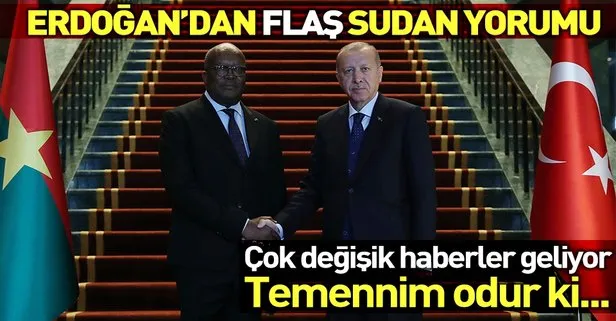 Başkan Erdoğan ve Burkina Faso lideri Kabore'den önemli açıklamalar