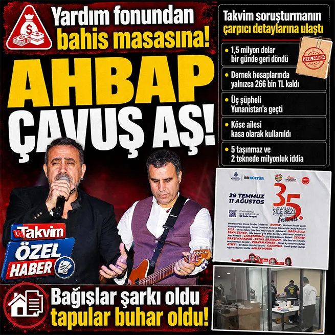 Ahbap soruşturmasında 19 milyar TL’yi aşan para trafiği! 60 milyon dolar ve 100 tapu mercek altında