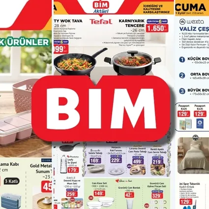 Cuma BİM’de 60’tan fazla ürün rafta!