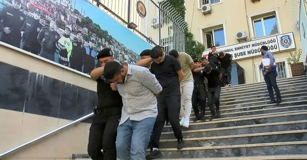 Fatih’teki gasp şüphelilerine operasyon! 2’si polis 12 şüpheli adliyeye sevk edildi