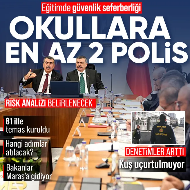 İçişleri Bakanlığı’nda Okul Güvenliği toplantısı! İlave ek tedbirler geliyor | Denetimler artırıldı