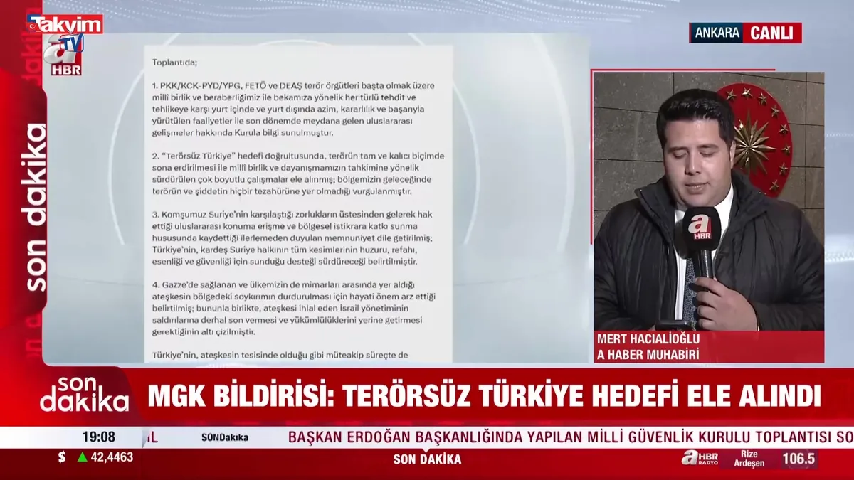 2025 yılının son MGK bildirisi yayınlandı!