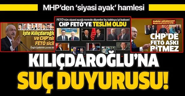 MHP’den Kılıçdaroğlu’na suç duyurusu!