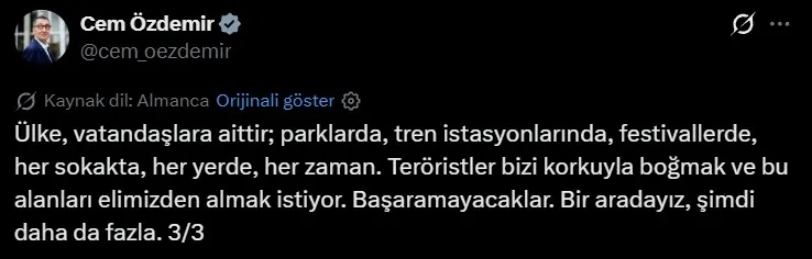 1785687963041.jpeg Batı'nın gözüne girmek için yine sınır tanımadı! Cem Özdemir'den alçak provokasyon: Yine Müslümanları kötüledi-8