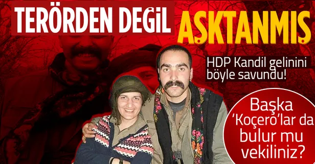 Teröristle sarmaş dolaş olan HDP'li Semra Güzel'i partisi savundu: Terörden değil aşktan