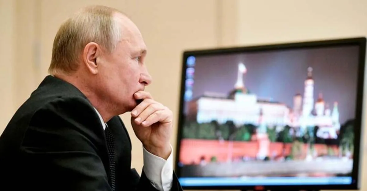 Dünya Putin’in bilgisayarındaki bu görüntüyü konuşuyor