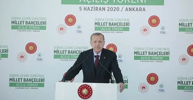 Son dakika: Başkan Erdoğan’dan 10 yeni millet bahçesi açılışında önemli açıklamalar