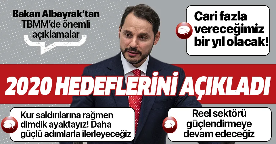 Bakan Albayrak TBMM'de açıkladı!