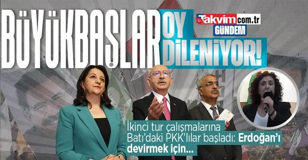 PKK elebaşları Kemal Kılıçdaroğlu için ikinci turda da oy dilenciliğinde! Avrupa’daki büyükbaş Fatoş Göksungur: Sizi Erdoğan’ı devirmeye davet ediyoruz