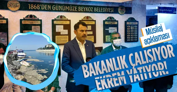 Çevre ve Şehircilik Bakanı Murat Kurum'dan müsilaj açıklaması: Marmara Denizi’ni en kısa zamanda eski haline getireceğiz