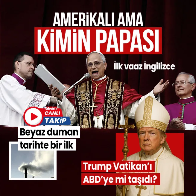 Vatikan’dan beyaz duman çıktı: Yeni papa ABDli Robert Prevost oldu!