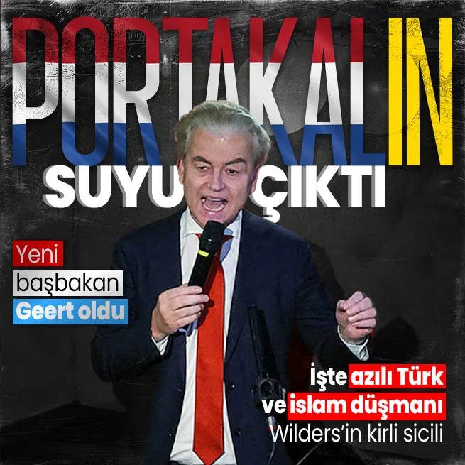 Hollandada Türk ve İslam düşmanı Geert Wilders yeni başbakan oldu! PKKlının kızı Dilan Yeşilgöz 3. sırada yer aldı