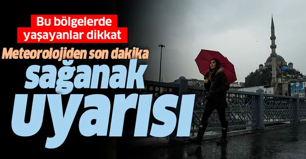 1 Şubat Hava Durumu: Meteorolojiden son dakika yağış uyarısı