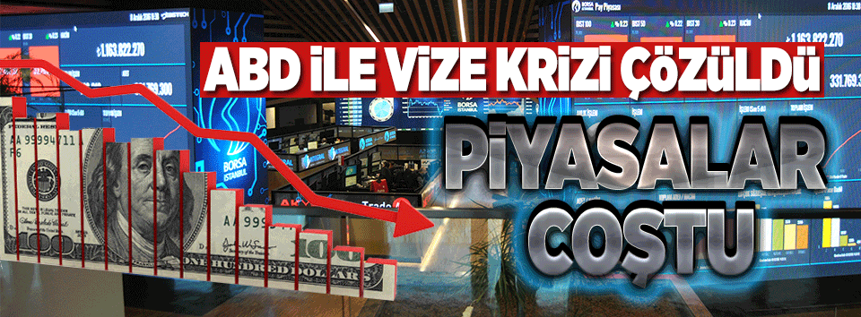 Piyasalarda vize coşkusu