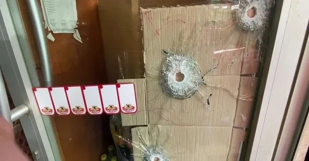 Kağıthane’de markete silahlı saldırı! Magandalar resmen marketi kurşun yağmuruna tuttu