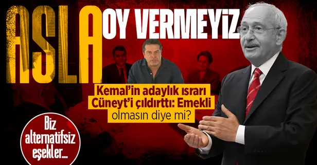 CHP Genel Başkanı Kemal Kılıçdaroğlu'nun adaylığına muhalif gazetecilerden de veto! Cüneyt Özdemir: Kemal Bey emekli olmasın diye mi? Yeter