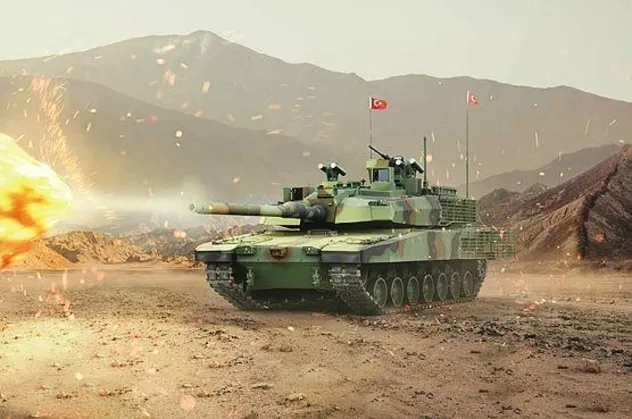 Altay tankı gövde gösterisine hazırlanıyor