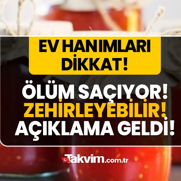 Ev hanımları dikkat zehir saçıyor!