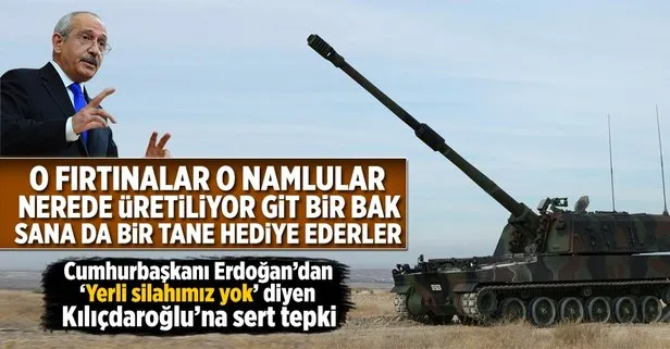 Cumhurbaşkanı: Obüsler, Fırtınalar bu ülkede yapılıyor