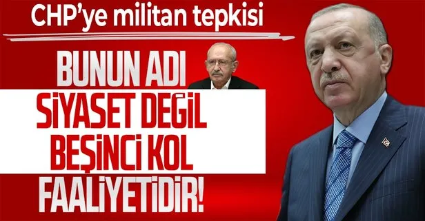 Başkan Erdoğan'dan CHP'ye 'militan' tepkisi
