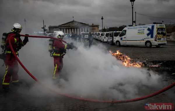 Paris'teki son gösterilerin faturası ağır oldu - 35