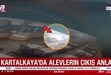Kartalkaya'daki yangının ilk anlarına ait görüntüler ortaya çıktı!
