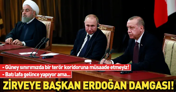 Soçi zirvesi sonrası liderlerden önemli açıklamalar