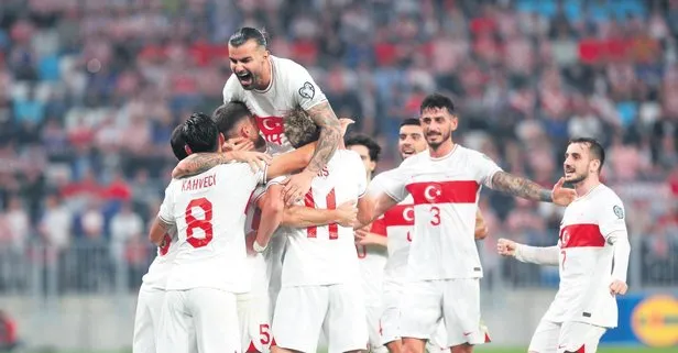 A Milli Takım, Hırvatistan'ı deplasmanda yıktı! Milliler grupta liderliğe yükseldi