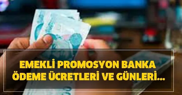 Paralar yatmaya başladı! Ziraat, Vakıfbank, Halkbank, TEB, Şekerbank, ING ve Akbank... Emekli promosyon banka ödeme ücretleri ve günleri...