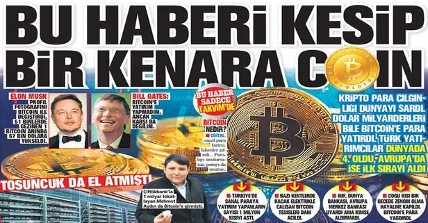 Bu haberi kesip bir kenara ’Coin’: Kripto para çılgınlığı dünyayı sardı