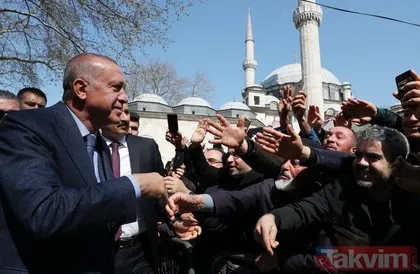 Başkan Erdoğan’a Eyüpsultan’da sevgi seli