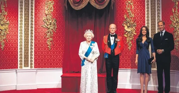 Kraliçe II. Elizabeth, Prens Harry ile eşi Meghan Markle’ın balmumu heykellerini kaldırttı