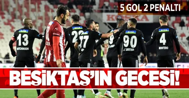 Beşiktaş, Sivasspor'u 3-2 yendi | MAÇ SONUCU