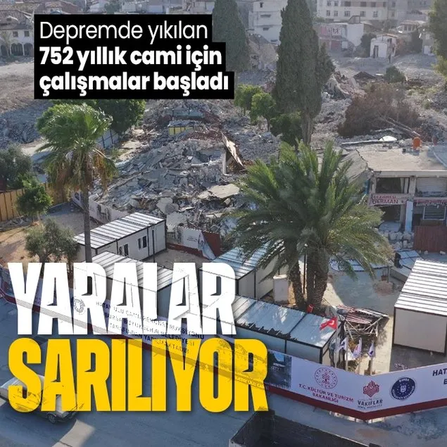 Tarihi enkazda çalışma başladı