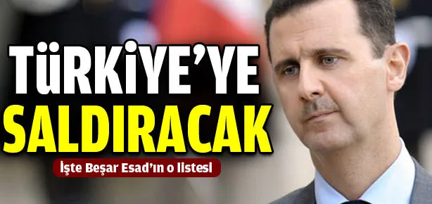 Esad bu ülkelere saldıracak