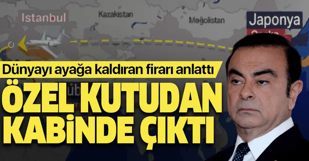 Dünyayı ayağa kaldıran firarı özel uçağın hostesi anlattı: Carlos Ghosn için Dubai'den özel sandık...