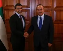 Bakan Çavuşoğlu, BAE’li mevkidaşı ile görüştü