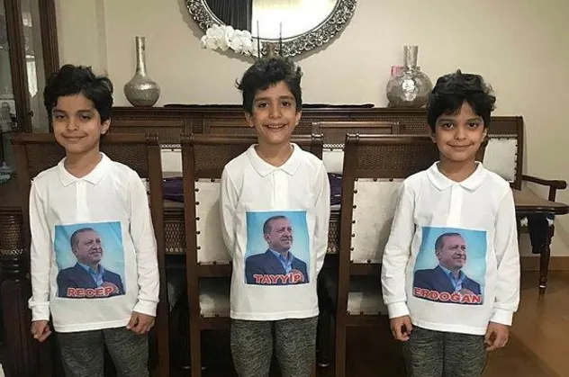 Recep, Tayyip ve Erdoğan isimli üçüzlerden Başkan Erdoğan'a mesaj