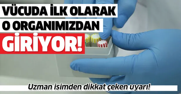 Dikkat! Koronavirüs ilk olarak o organdan vücudumuza giriyor! Koronavirüse işte böyle yakalanıyoruz!