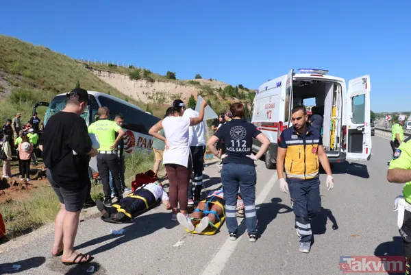 Eskişehir'de can pazarı! Yolcu otobüsü yoldan çıktı - 13