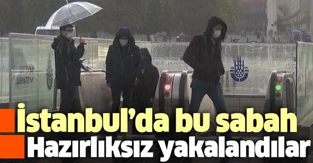 İstanbul güne yağmurla başladı | 6 Kasım Cuma hava durumu
