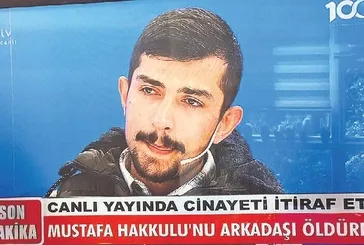 Canlı yayında cinayeti itiraf etti!